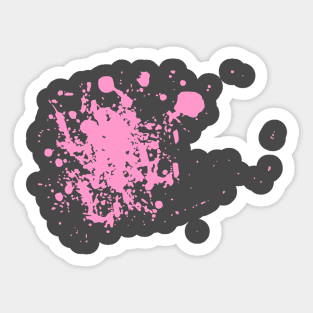 Splash Pink Sticker